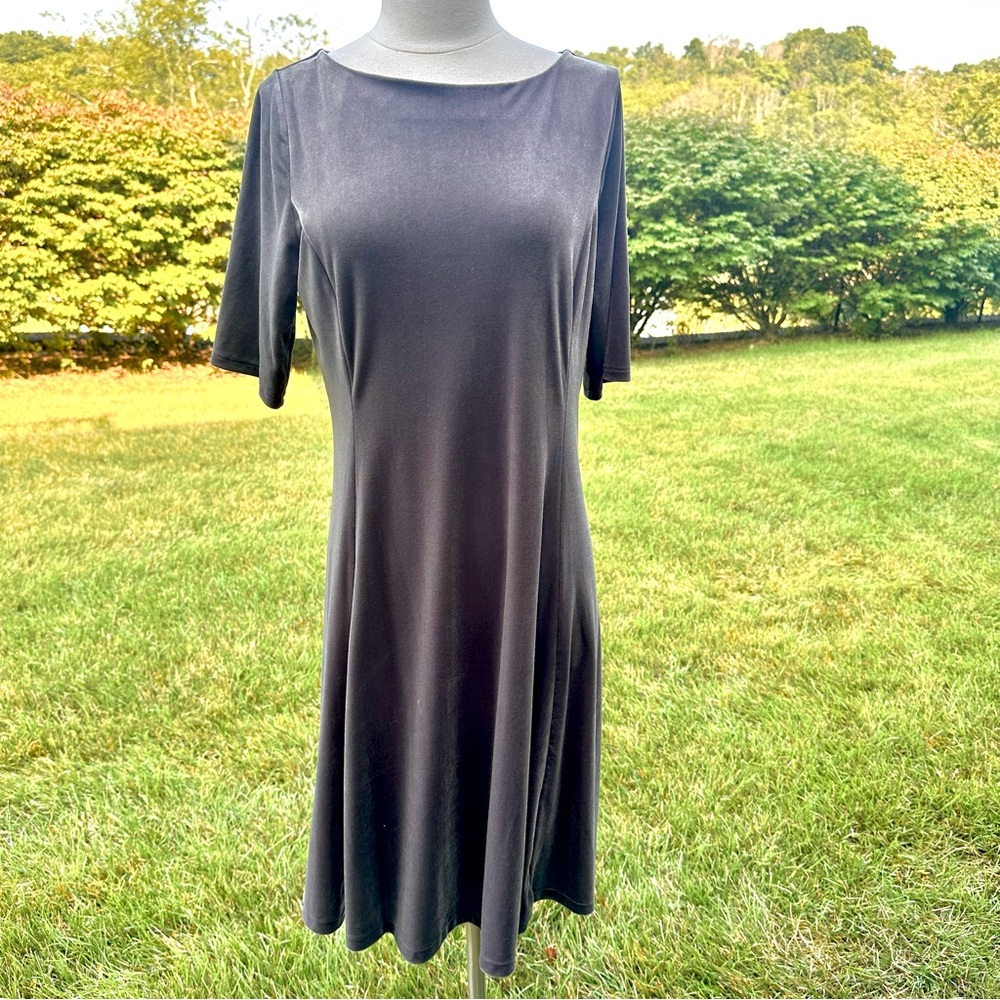Lands’ End Long Gray Dress